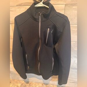 Men's Spyder Black Fleece Jacket